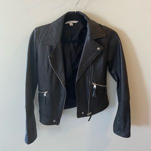 NWOT Zara trafaluc outerwear leather jacket